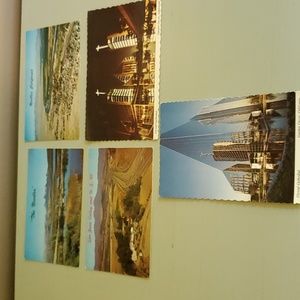 Lot of 5 (Unused) Vintage California Postcards